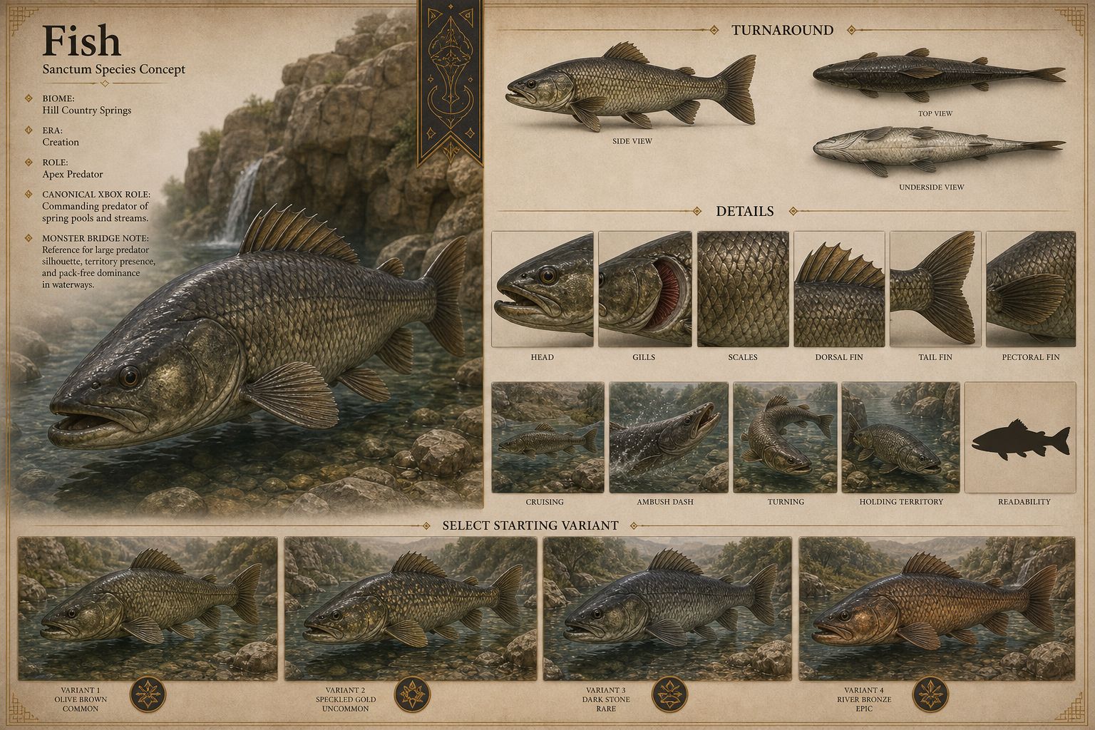 Sanctum Fish manifest-derived concept visual