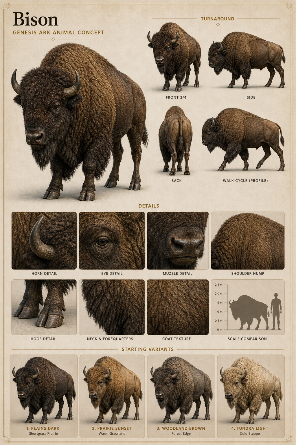 Sanctum Bison related public concept visual