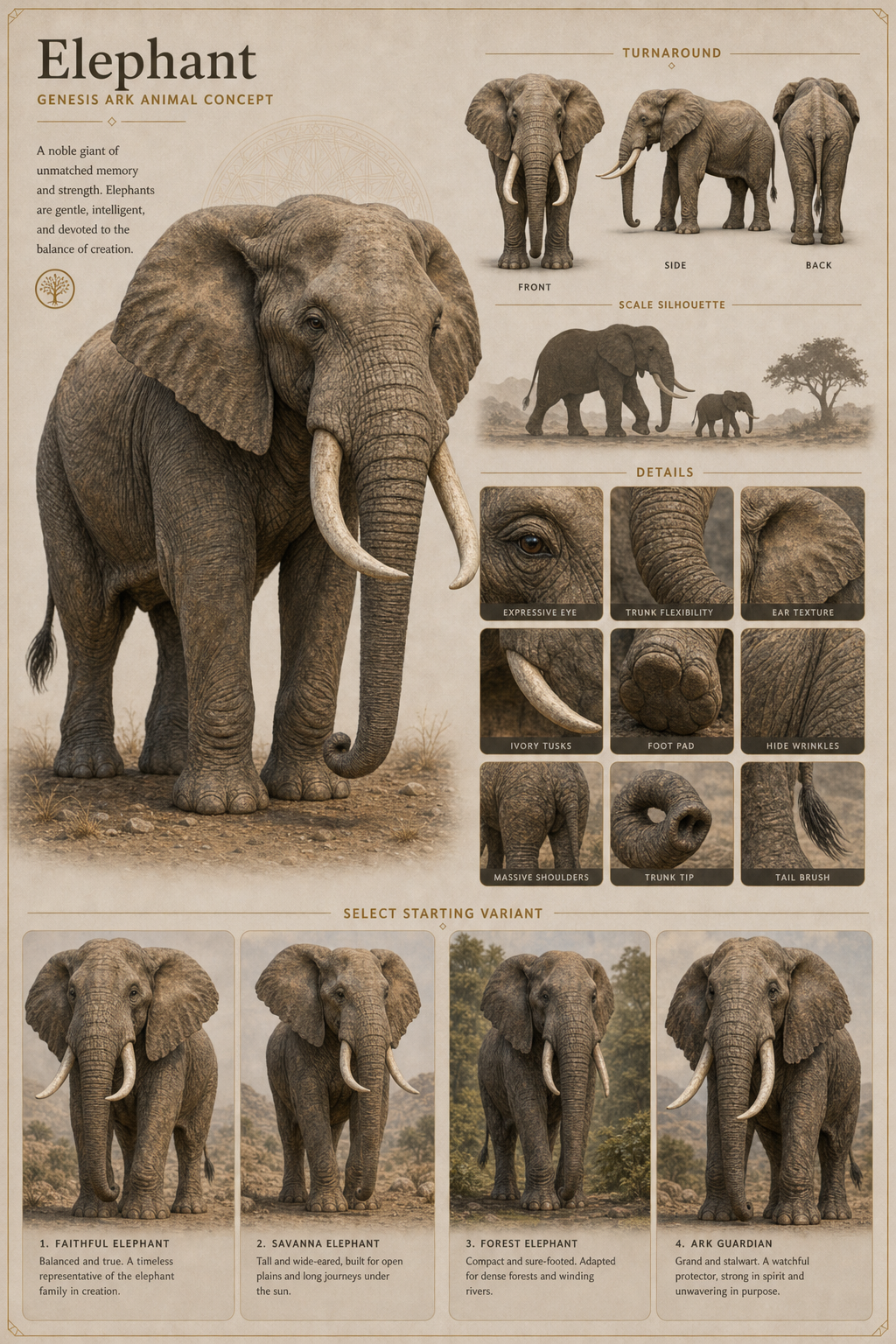 Sanctum Elephant related public concept visual
