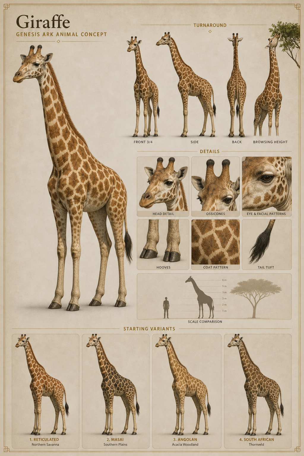 Sanctum Giraffe related public concept visual