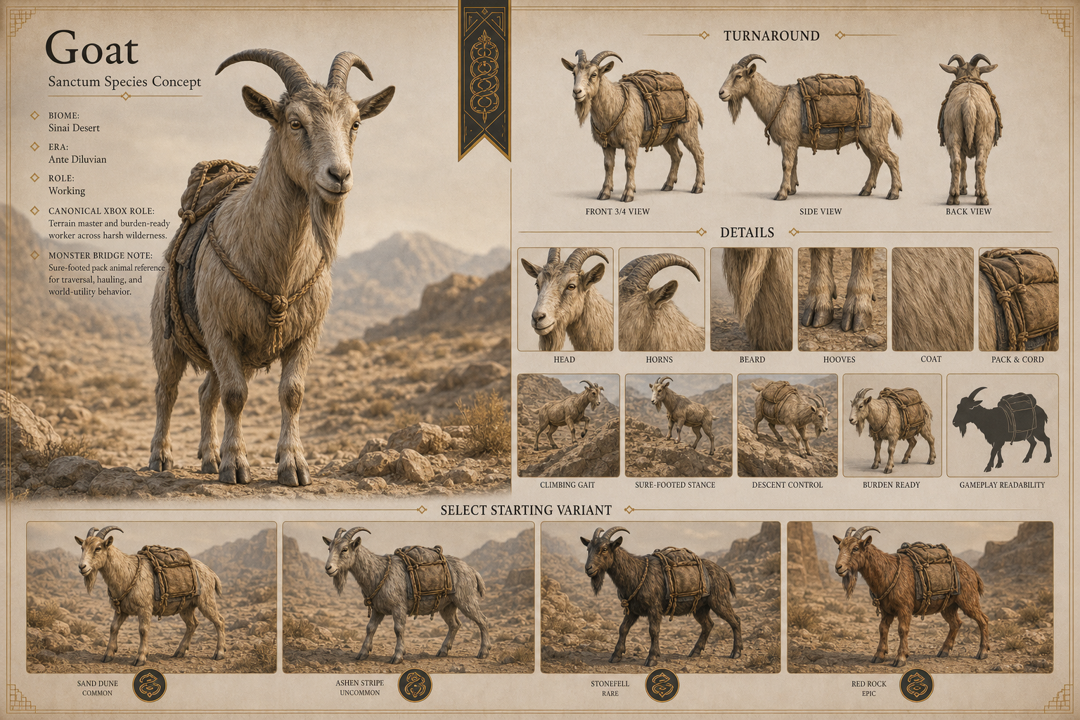 Sanctum Goat related public concept visual