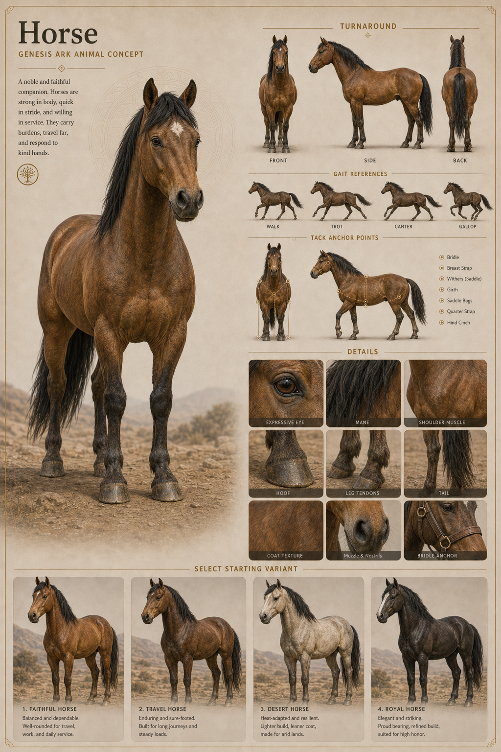 Sanctum Horse related public concept visual