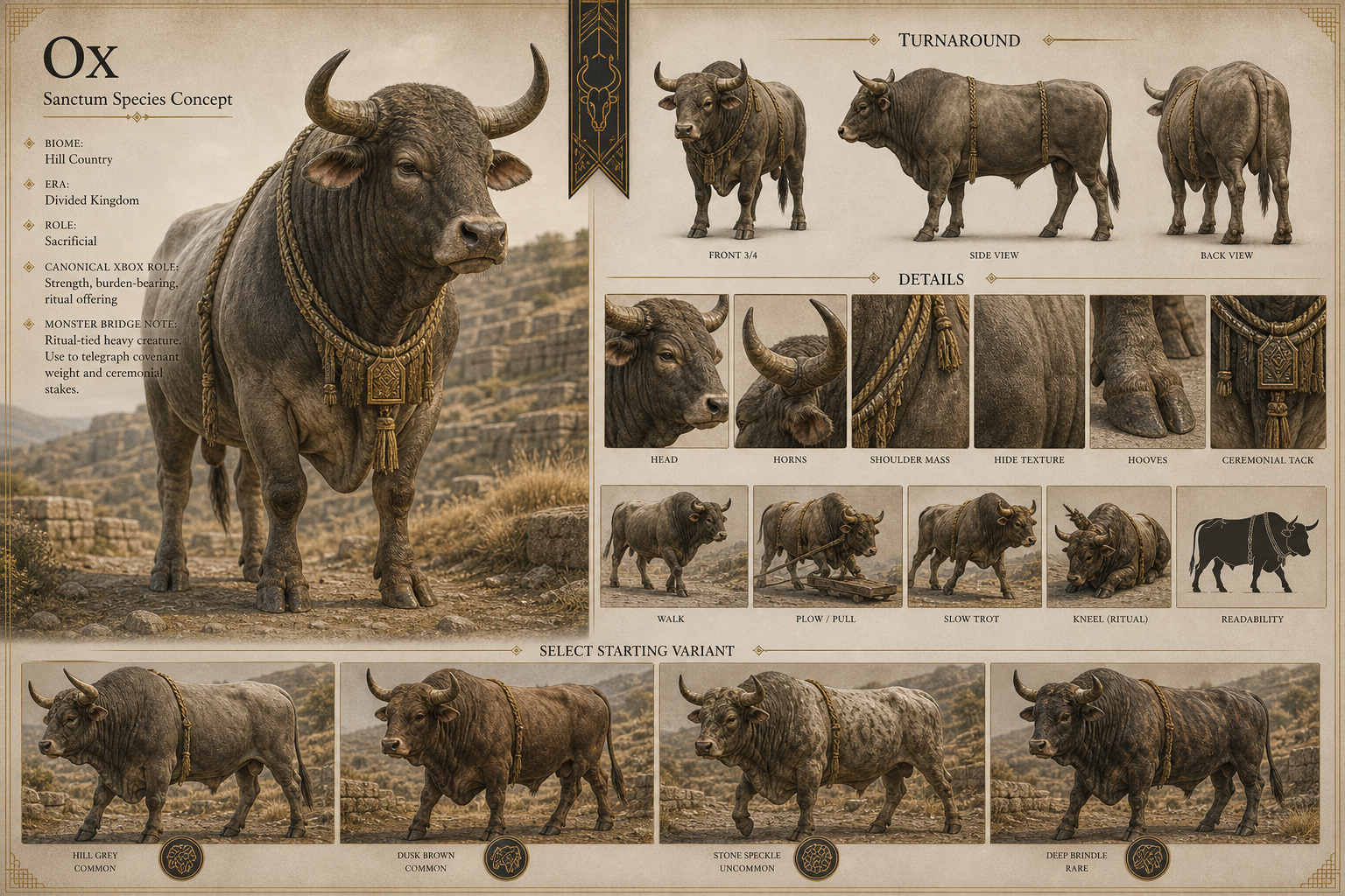 Sanctum Ox related public concept visual