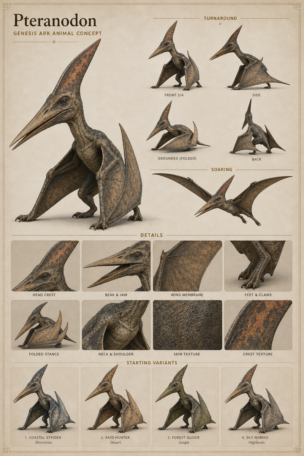 Sanctum Pteranodon related public concept visual