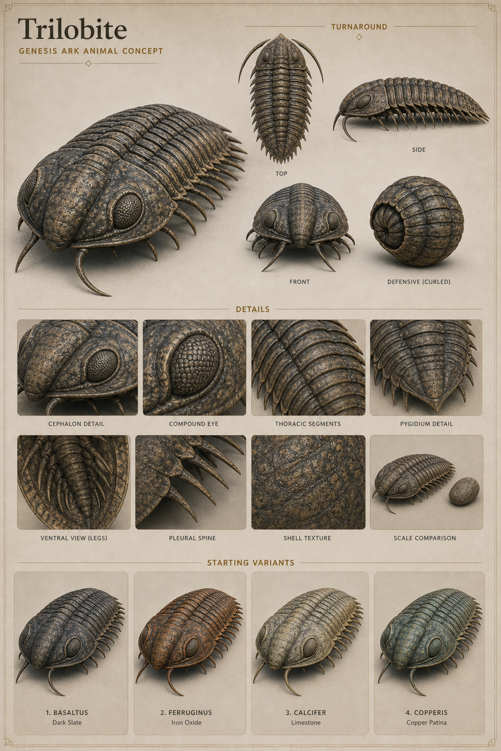 Sanctum Trilobite related public concept visual