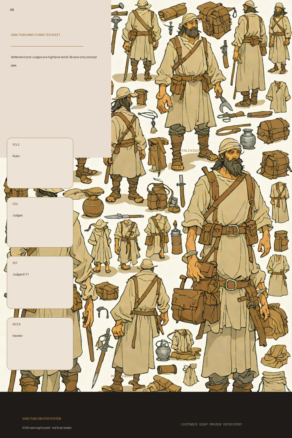 Abi first-pass Sanctum wiki review preview