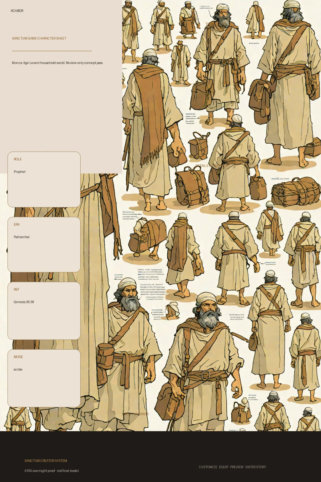 Achbor first-pass Sanctum wiki review preview