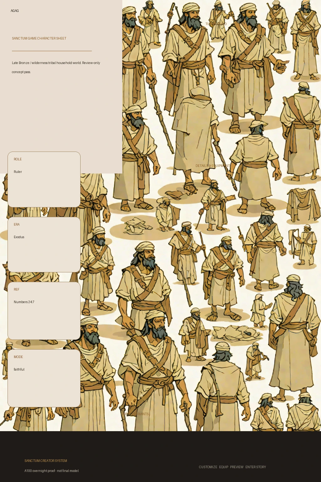Agag first-pass Sanctum wiki review preview