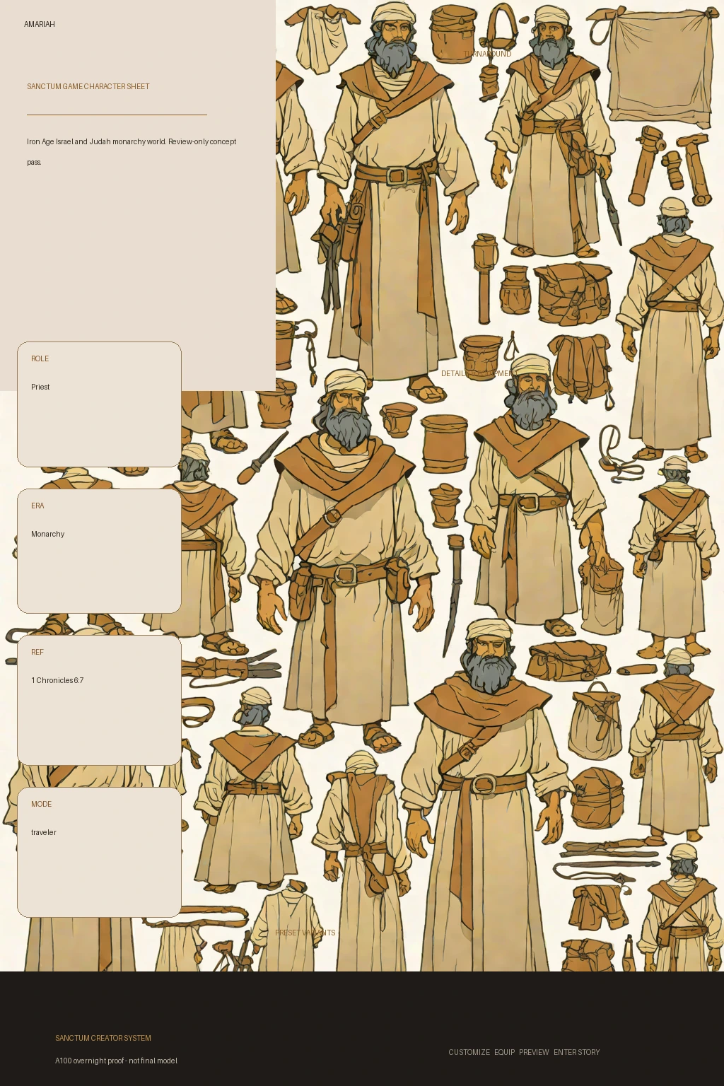 Amariah first-pass Sanctum wiki review preview