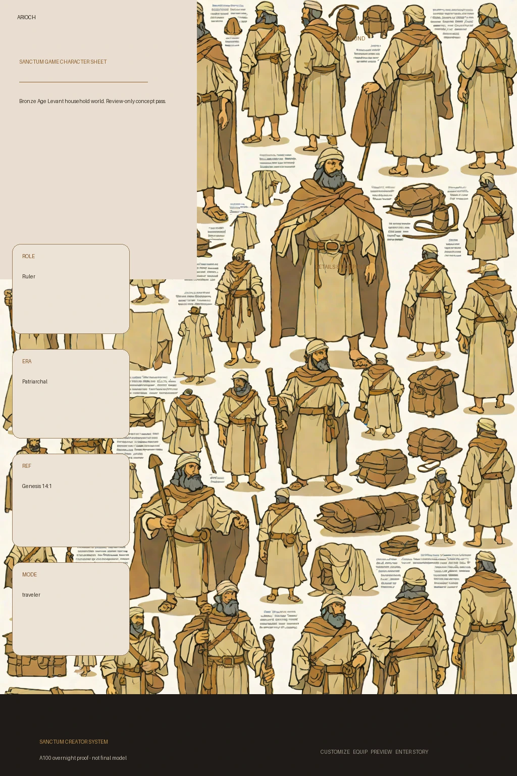 Arioch first-pass Sanctum wiki review preview