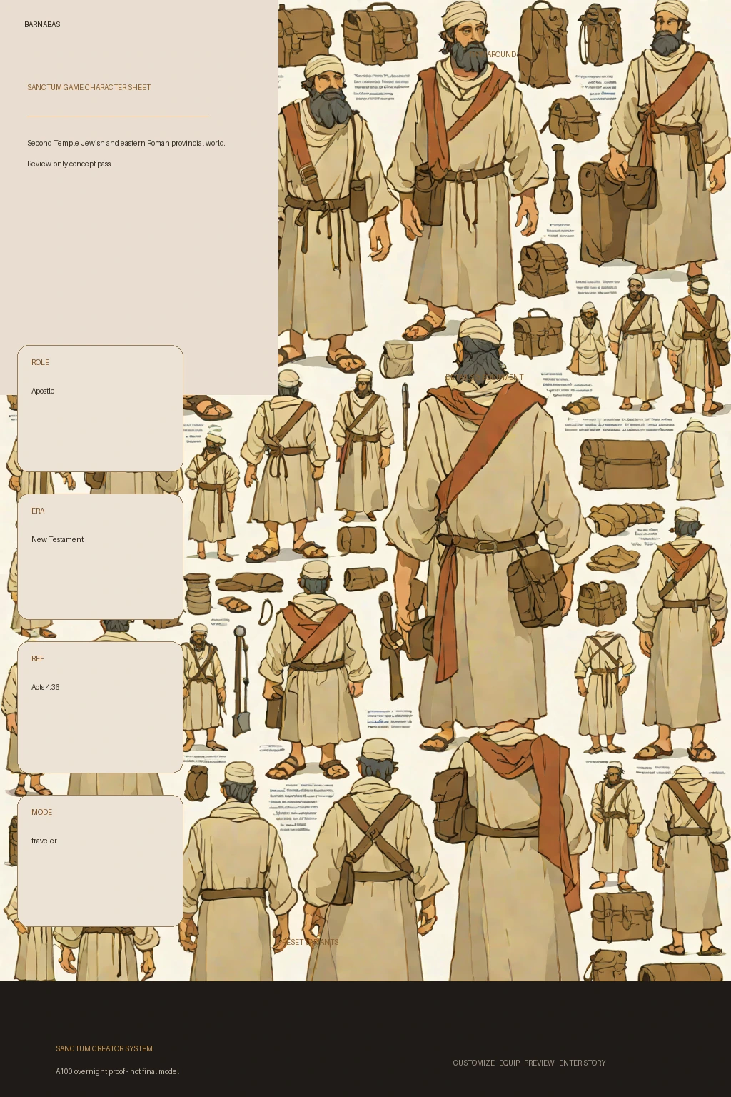 Barnabas first-pass Sanctum wiki review preview