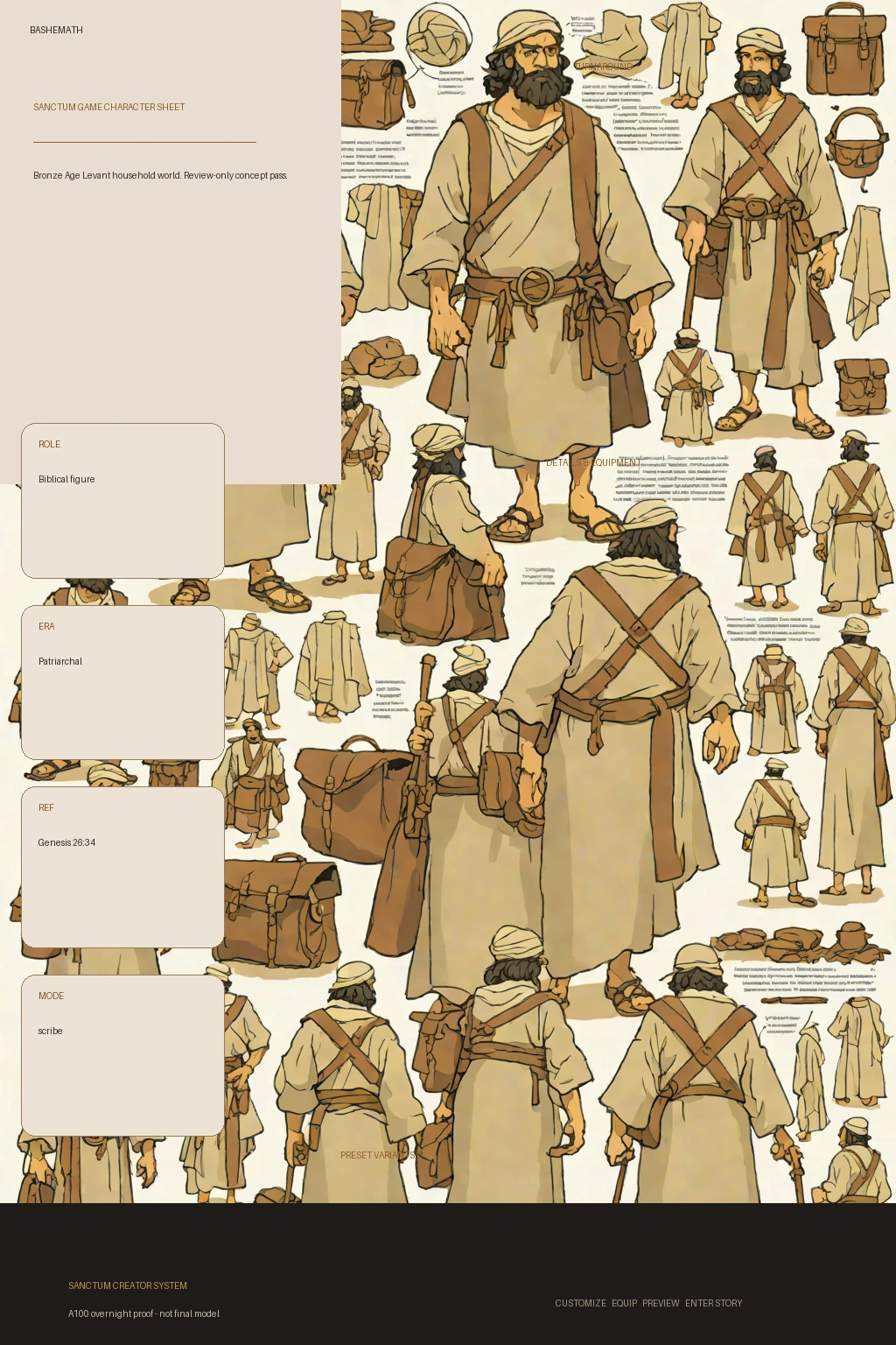 Bashemath first-pass Sanctum wiki review preview