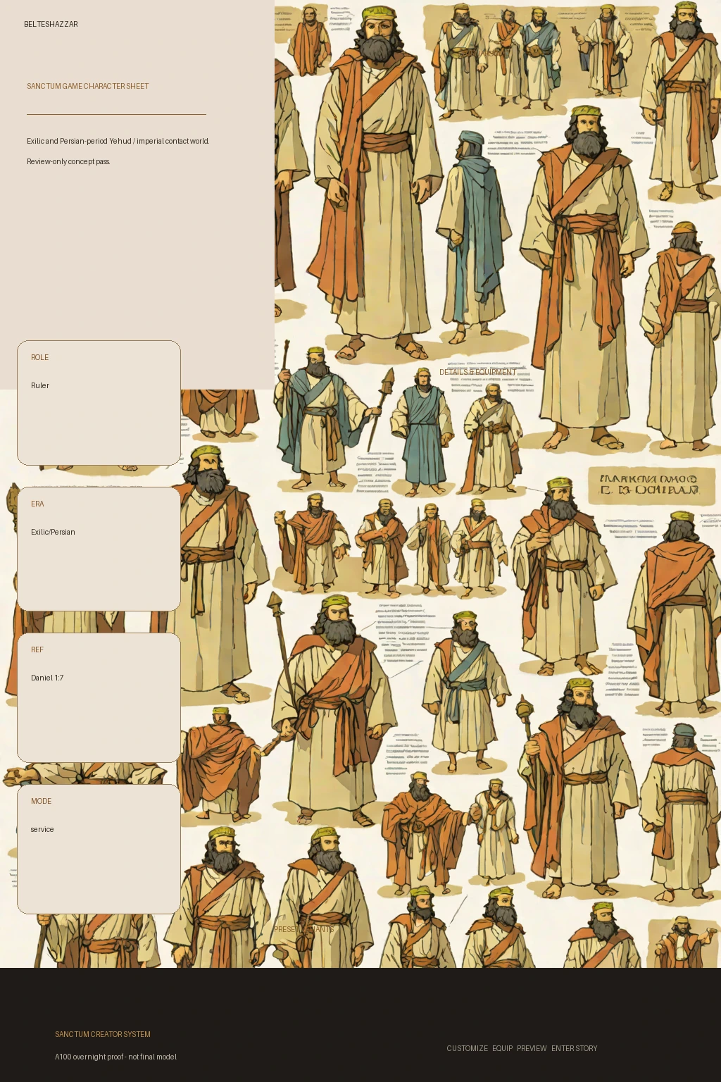 Belteshazzar first-pass Sanctum wiki review preview