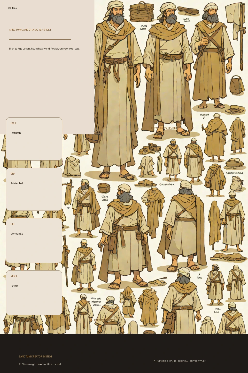 Cainan first-pass Sanctum wiki review preview