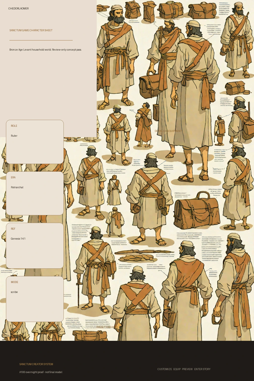 Chedorlaomer first-pass Sanctum wiki review preview