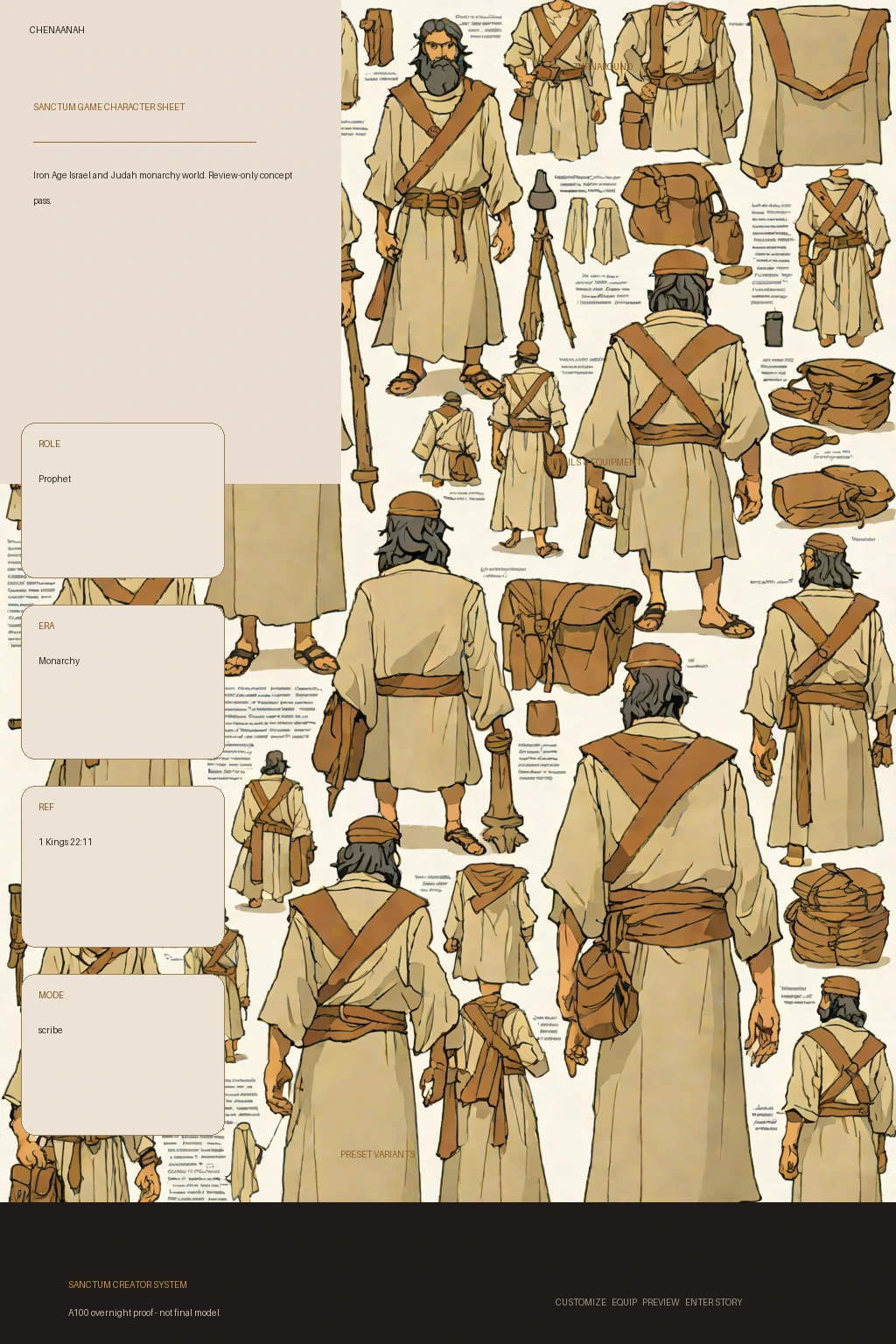 Chenaanah first-pass Sanctum wiki review preview