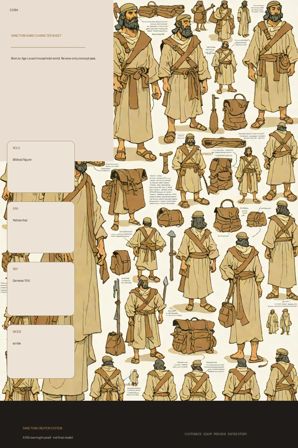 Cush first-pass Sanctum wiki review preview