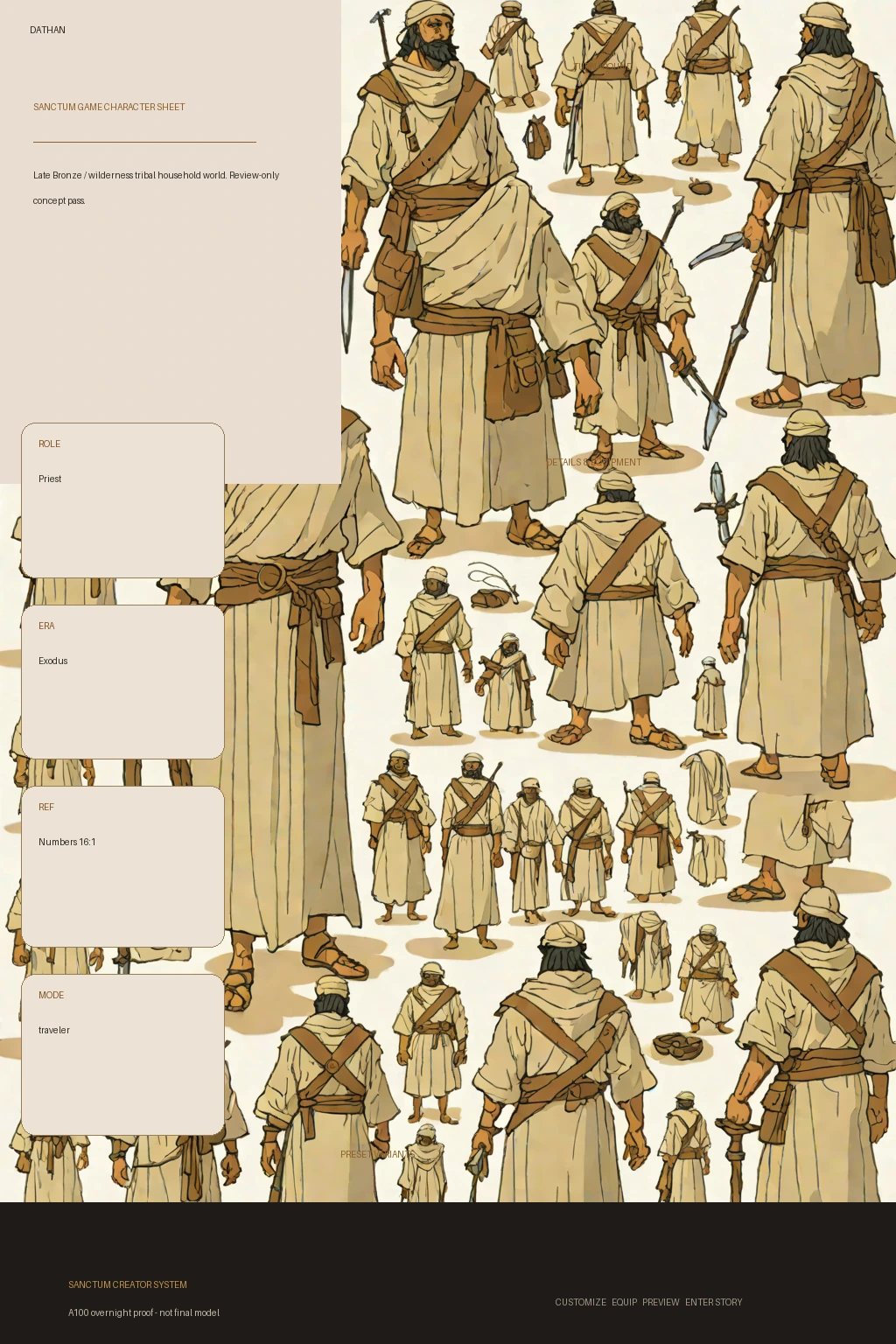 Dathan first-pass Sanctum wiki review preview