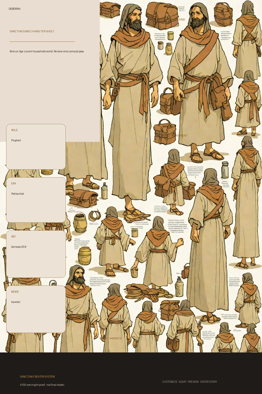 Deborah first-pass Sanctum wiki review preview