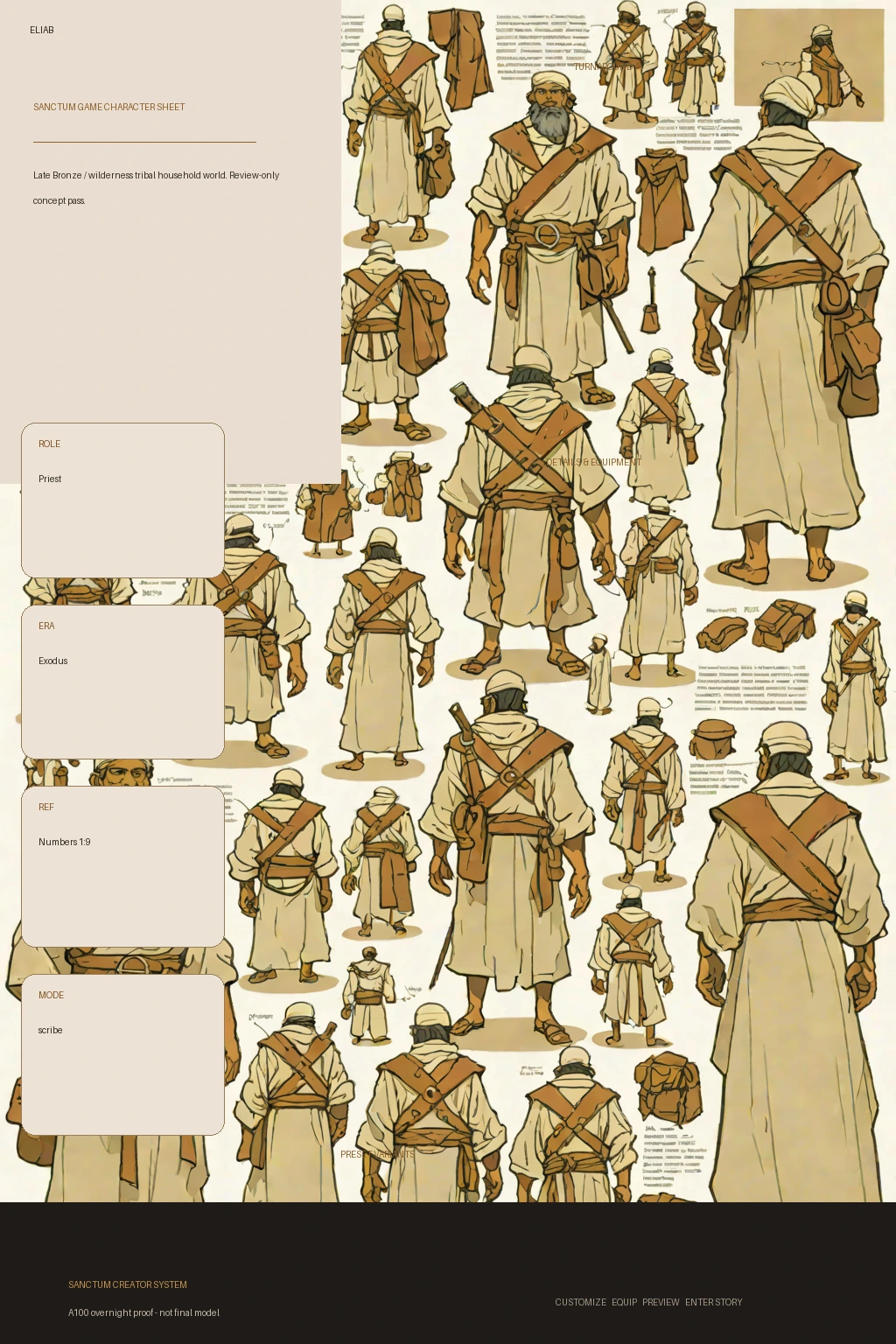 Eliab first-pass Sanctum wiki review preview