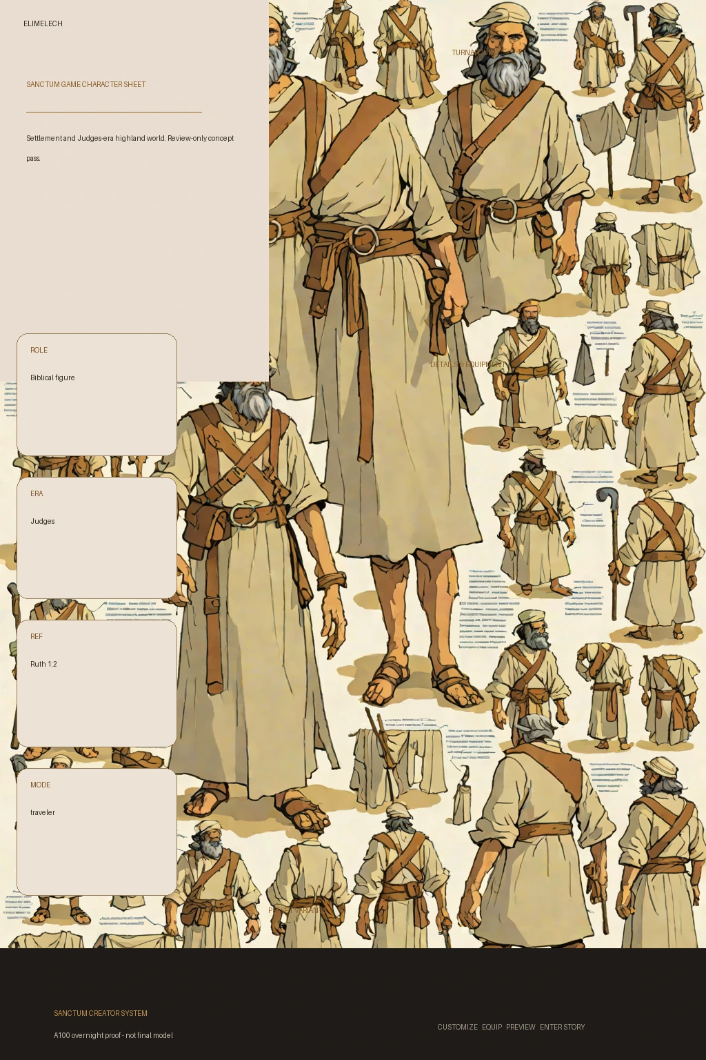 Elimelech first-pass Sanctum wiki review preview