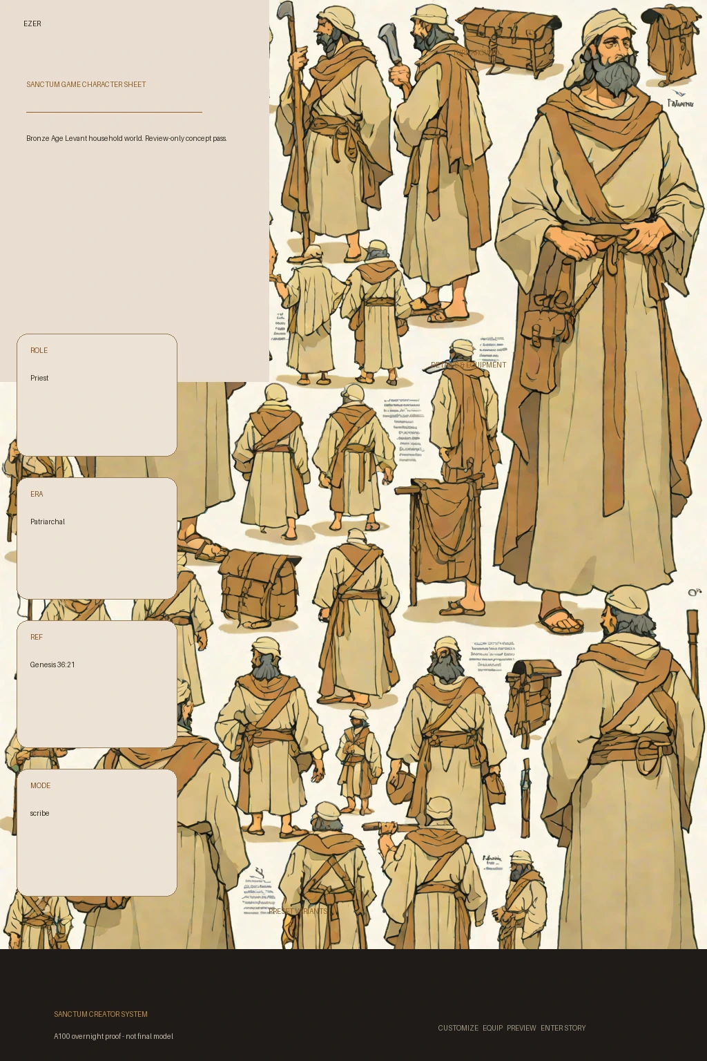 Ezer first-pass Sanctum wiki review preview