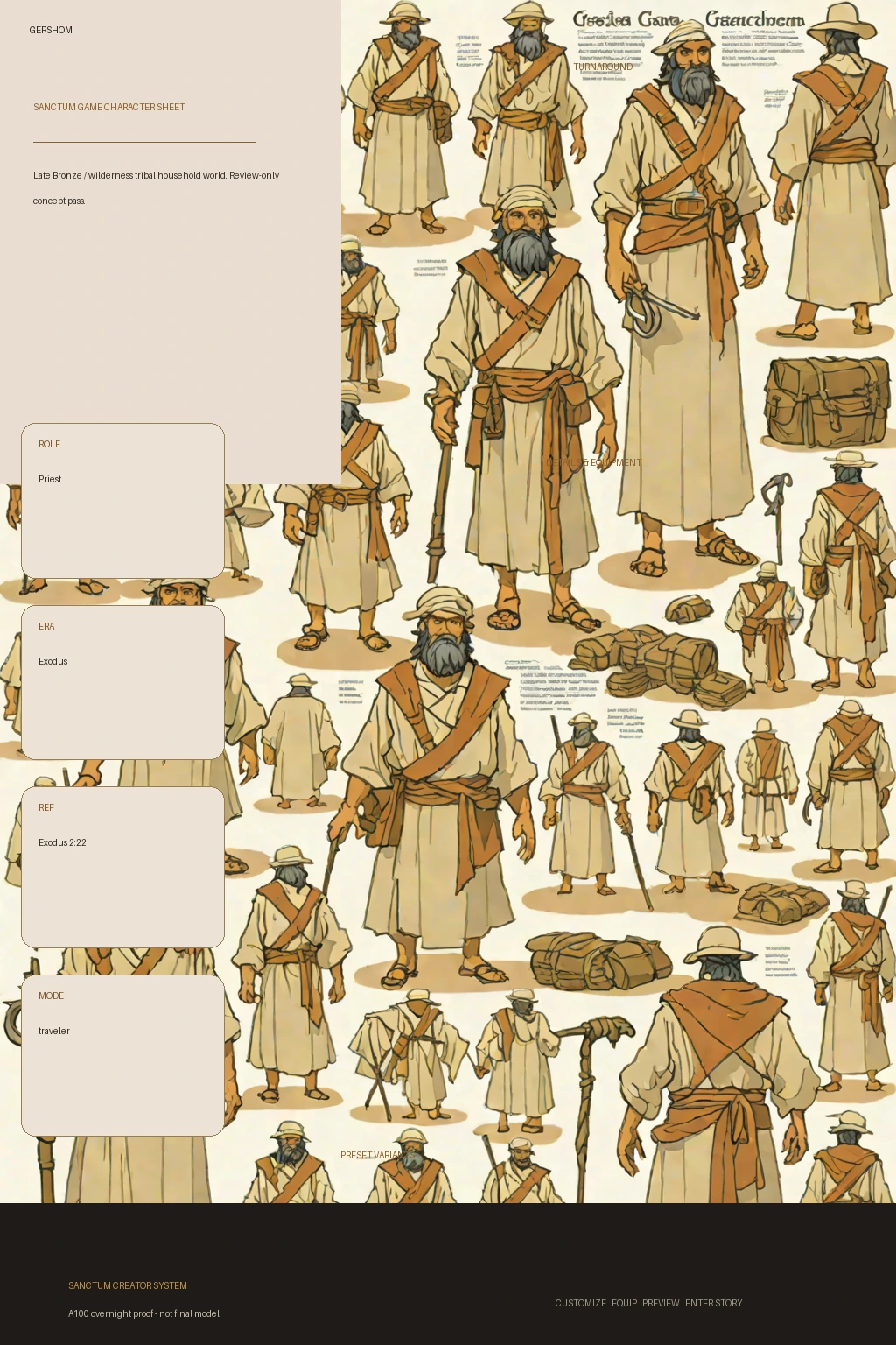 Gershom first-pass Sanctum wiki review preview