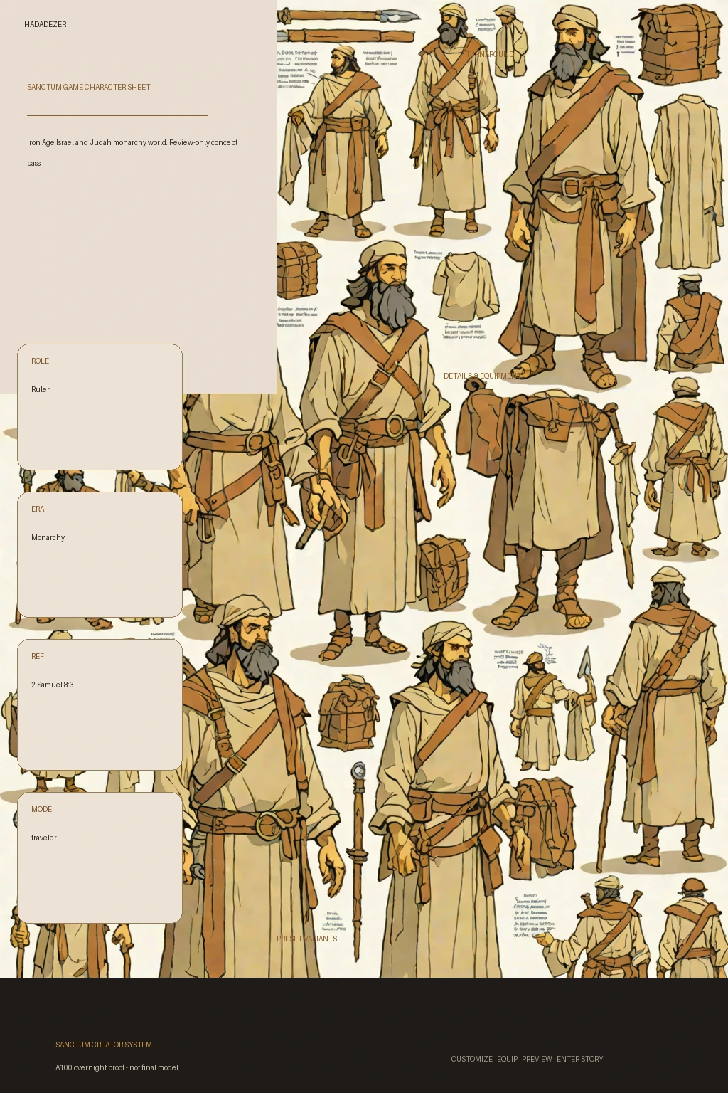 Hadadezer first-pass Sanctum wiki review preview