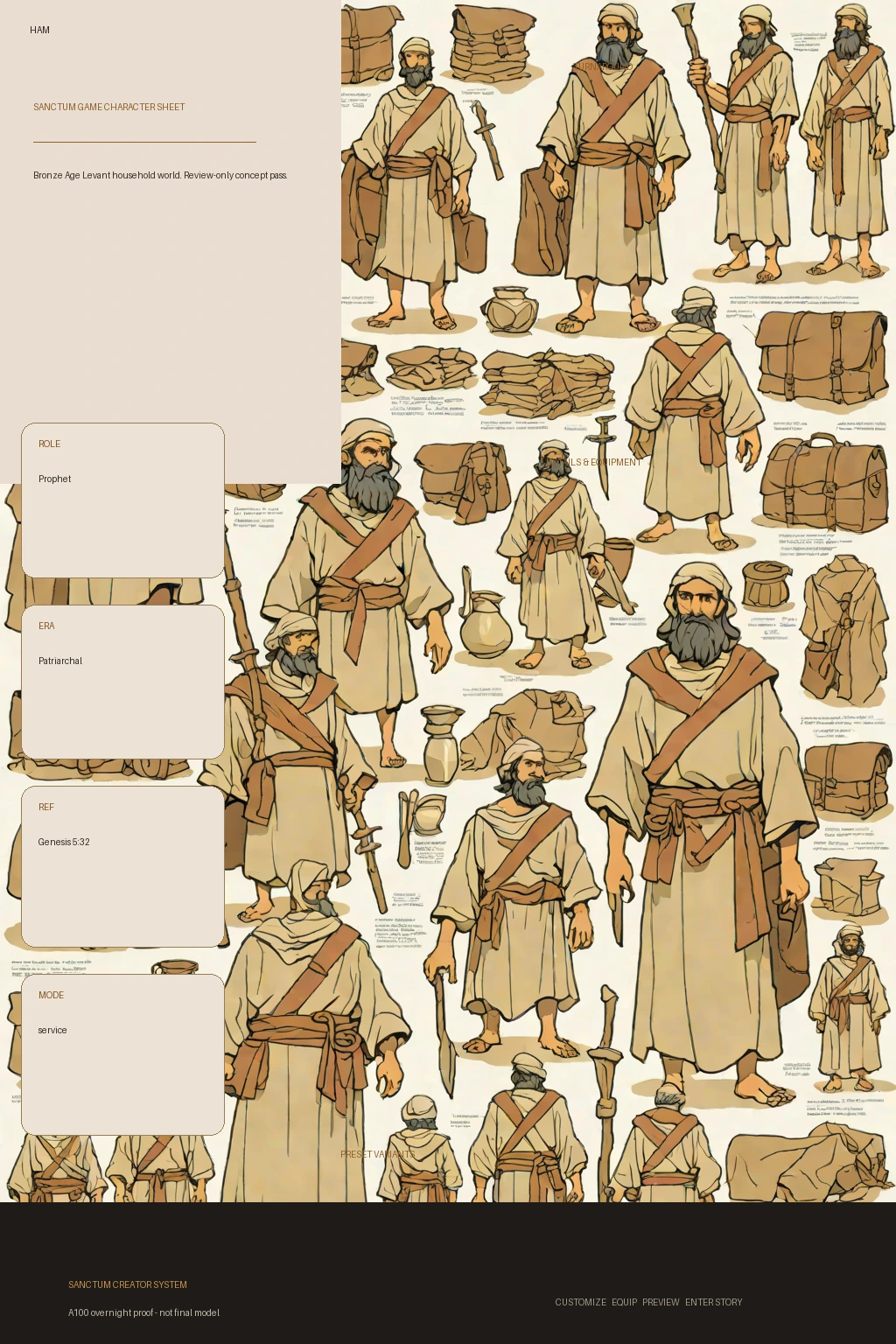 Ham first-pass Sanctum wiki review preview