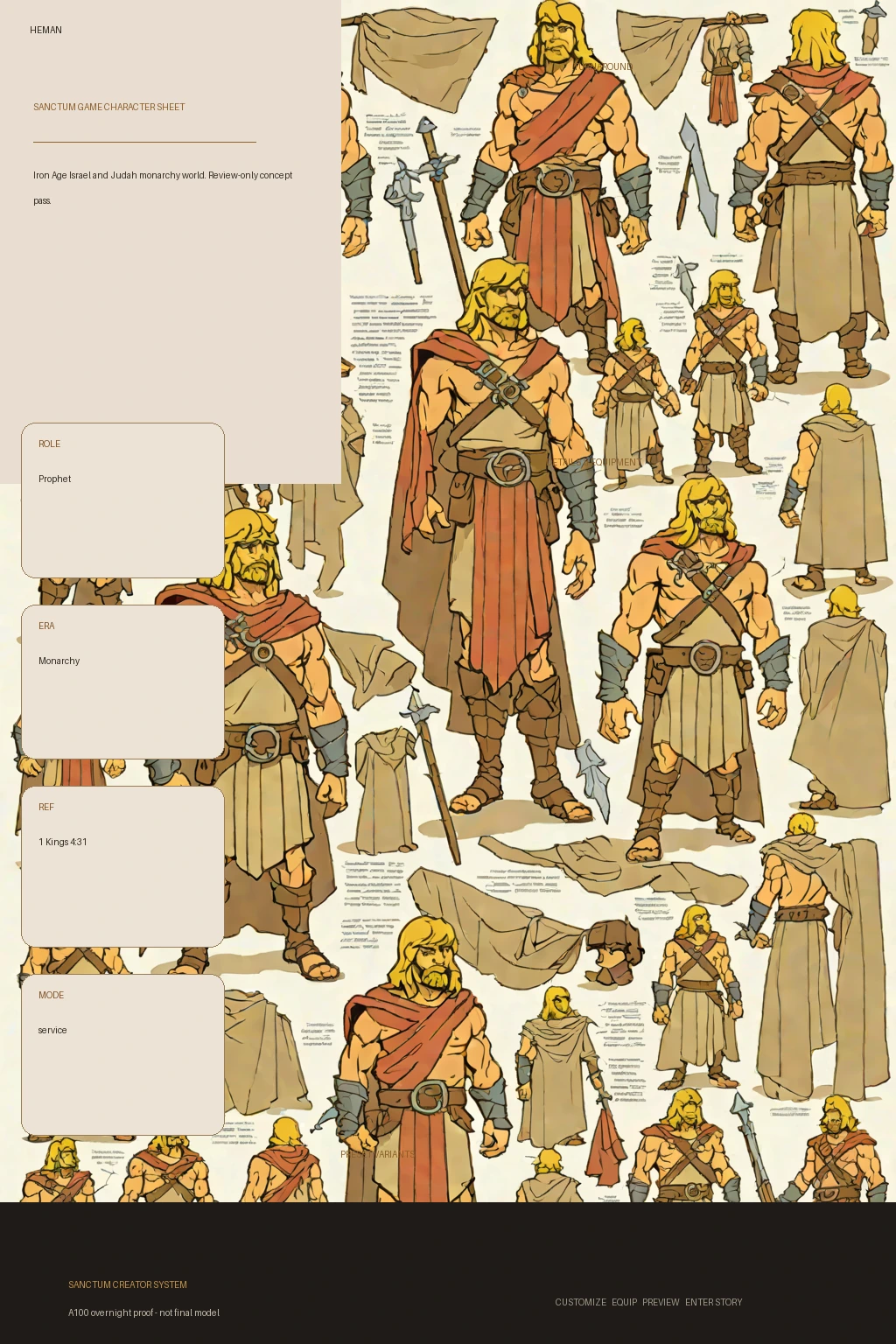 Heman first-pass Sanctum wiki review preview