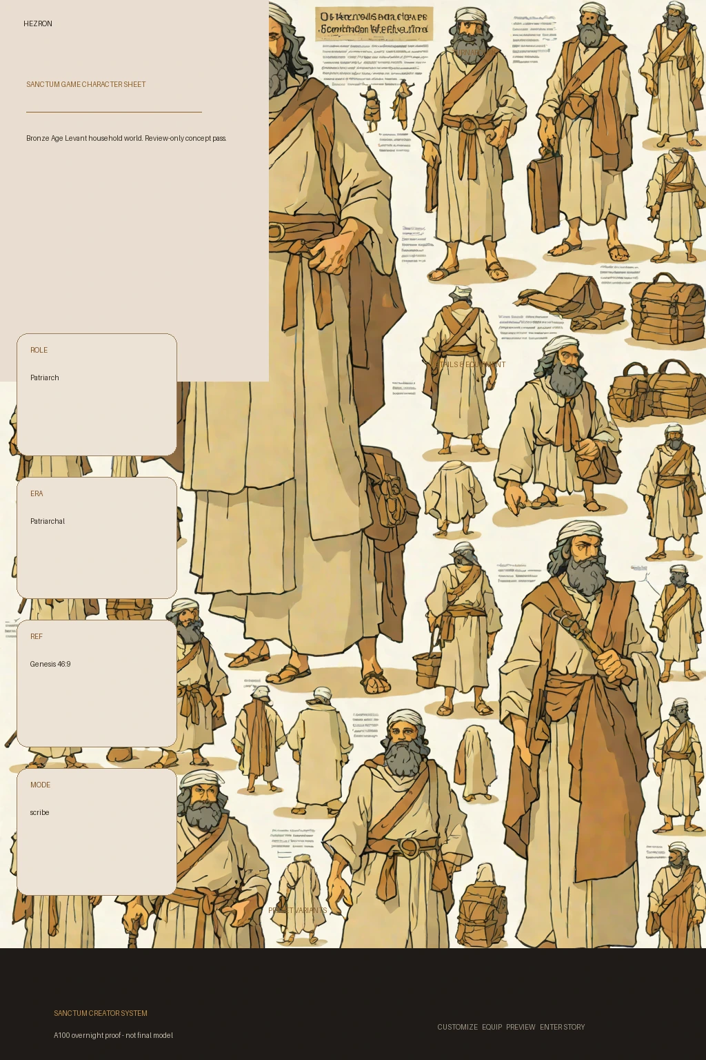 Hezron first-pass Sanctum wiki review preview