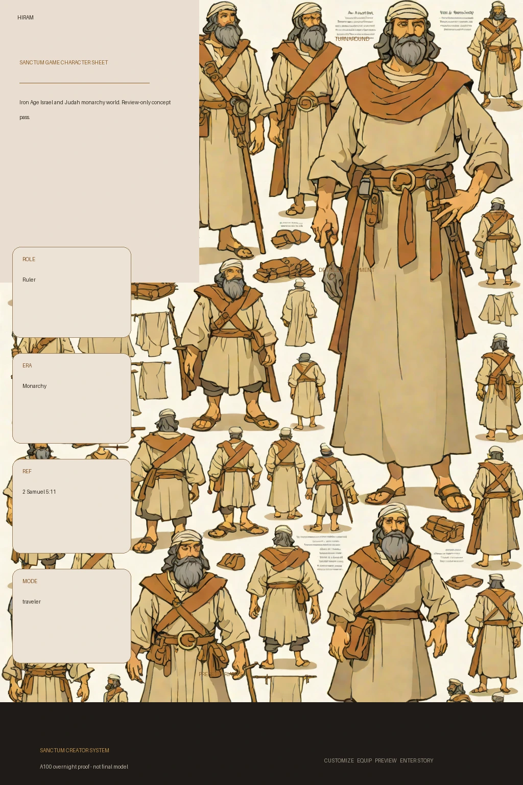 Hiram first-pass Sanctum wiki review preview