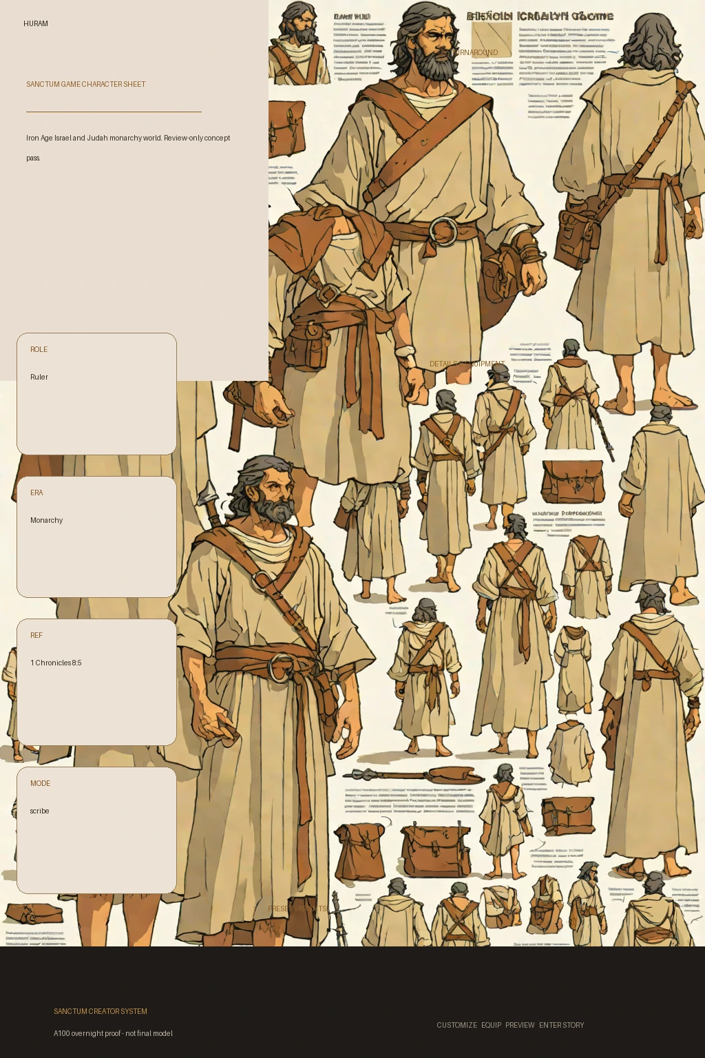 Huram first-pass Sanctum wiki review preview