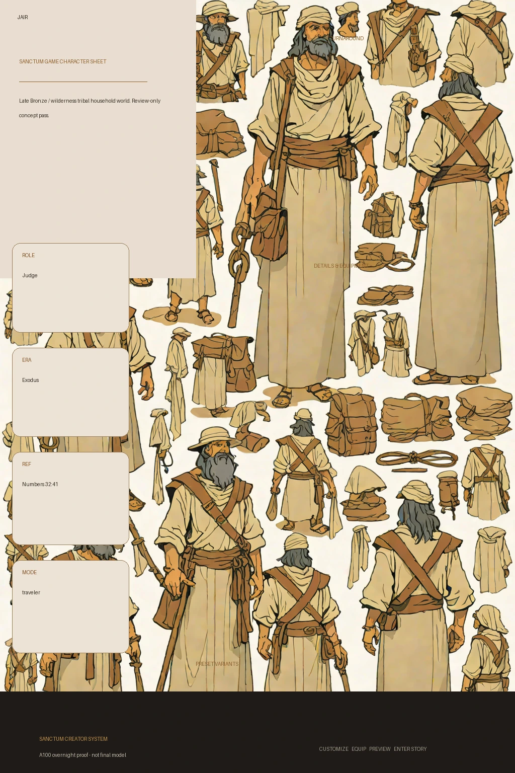 Jair first-pass Sanctum wiki review preview