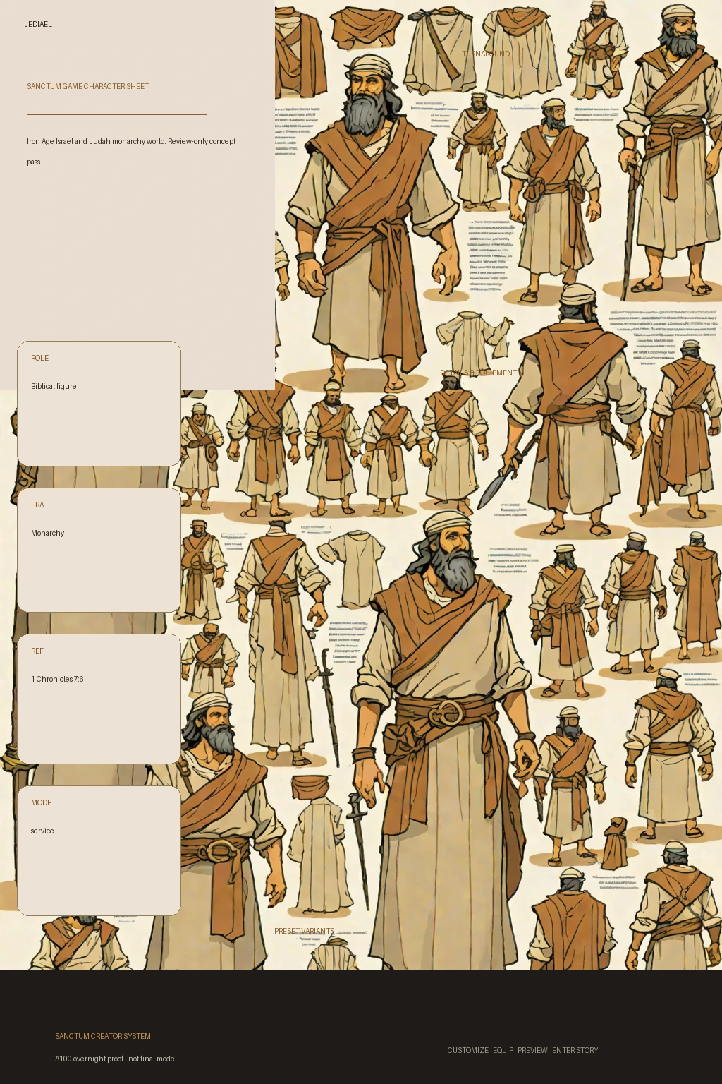 Jediael first-pass Sanctum wiki review preview