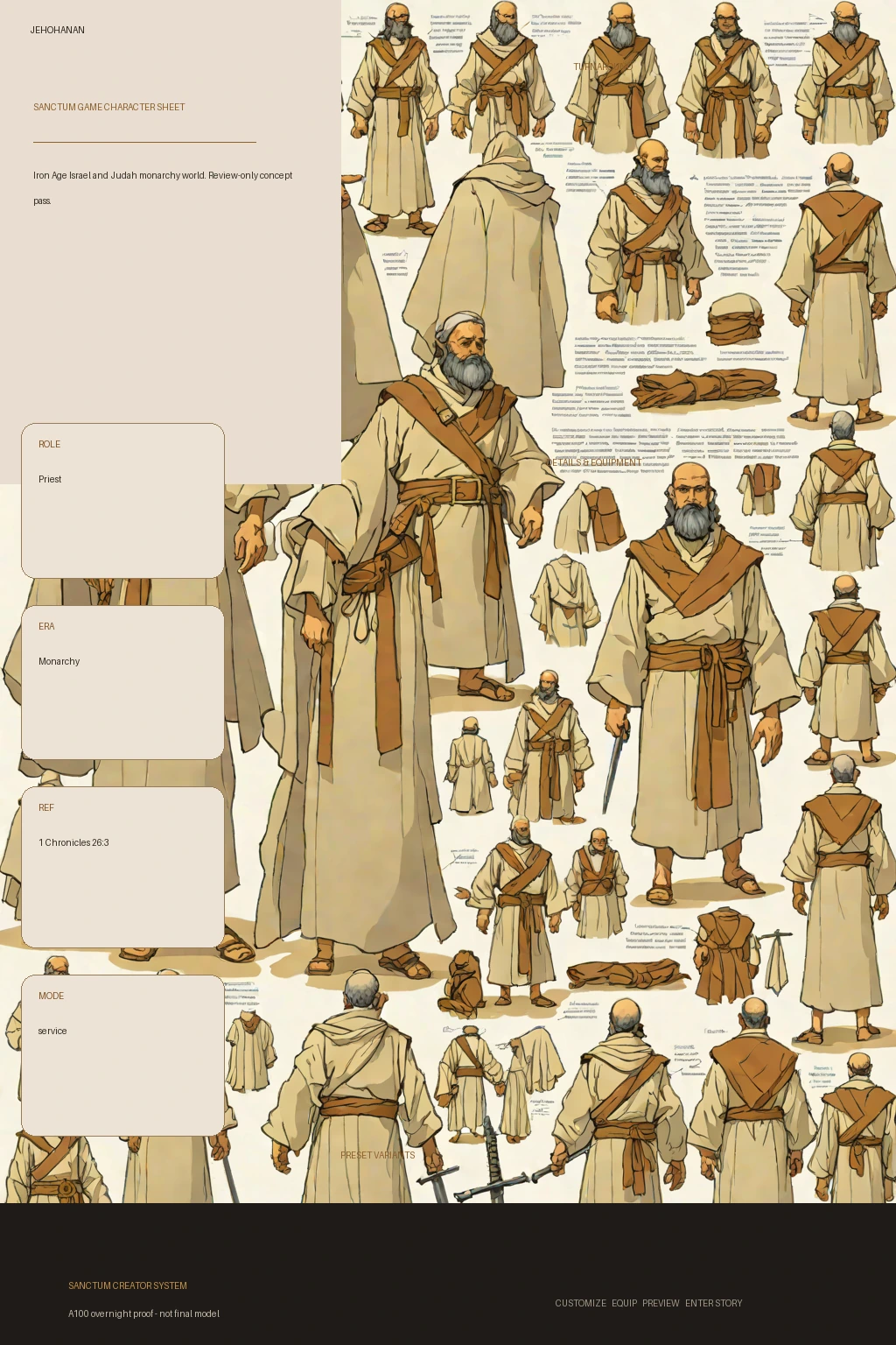 Jehohanan first-pass Sanctum wiki review preview
