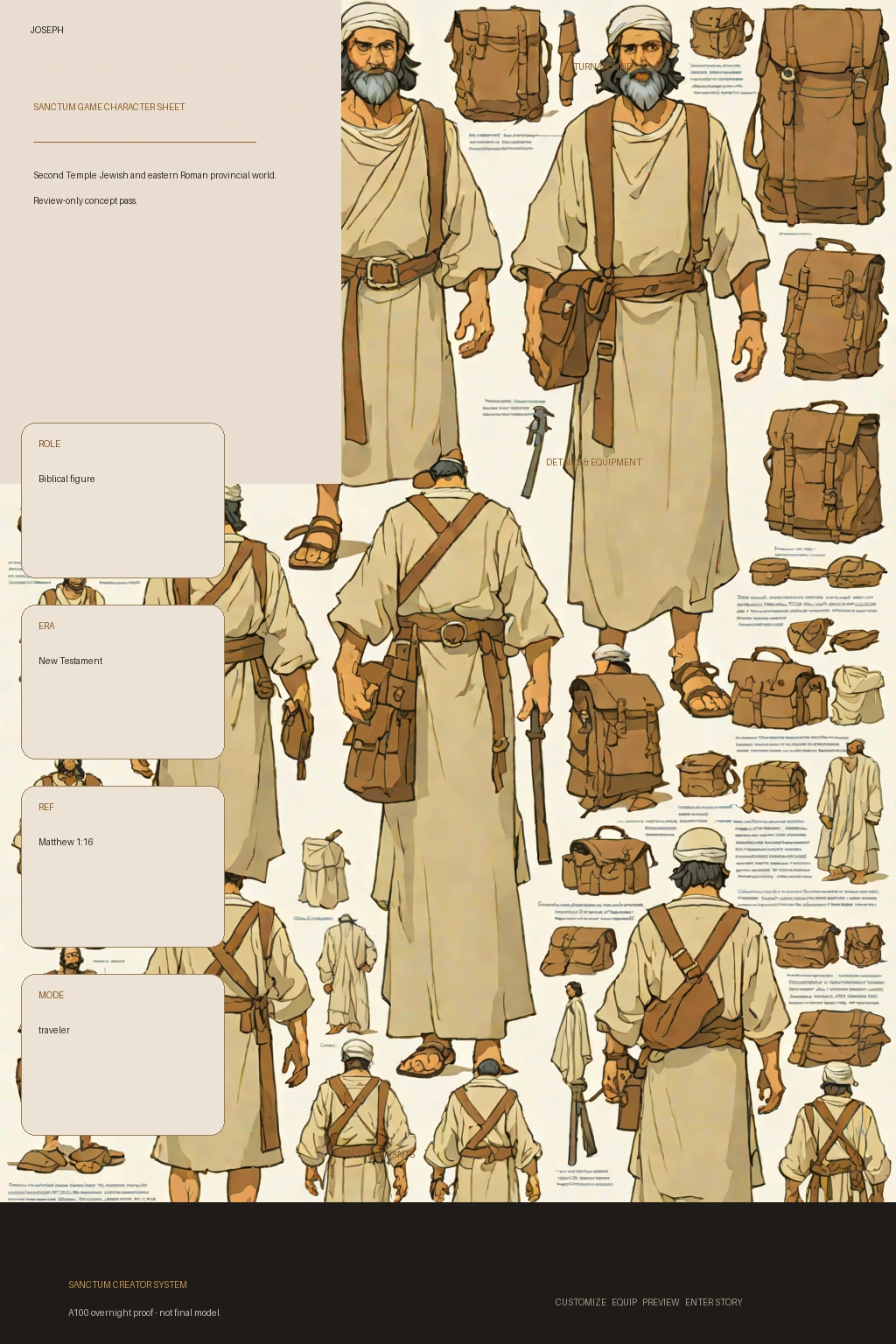 Joseph first-pass Sanctum wiki review preview