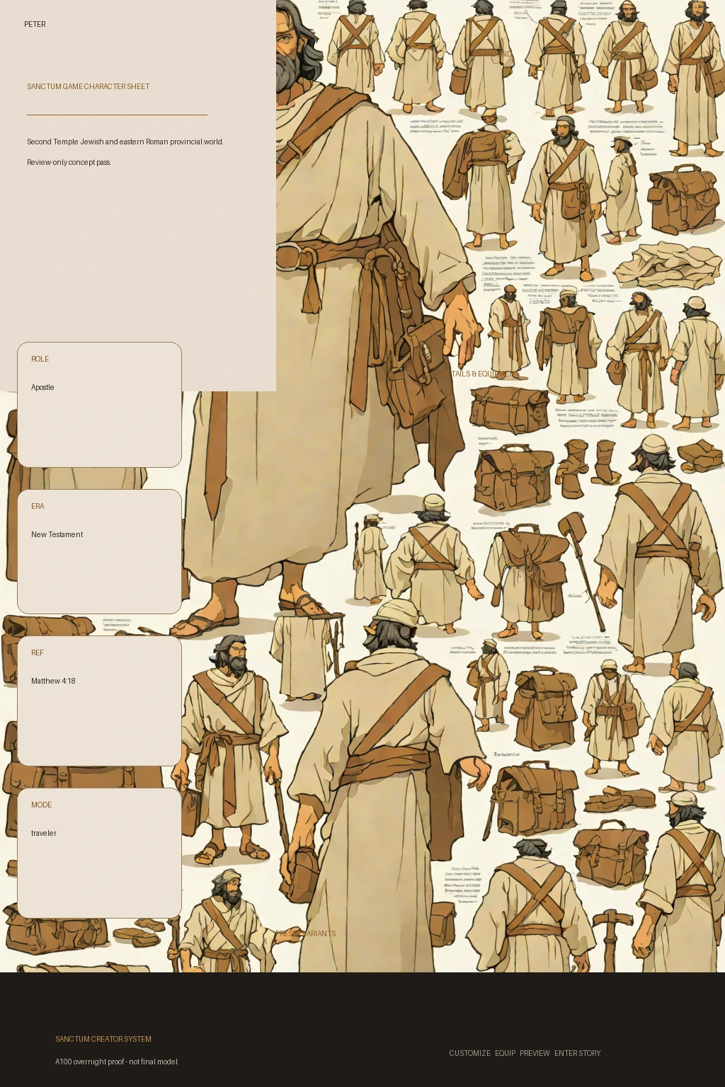 Peter first-pass Sanctum wiki review preview