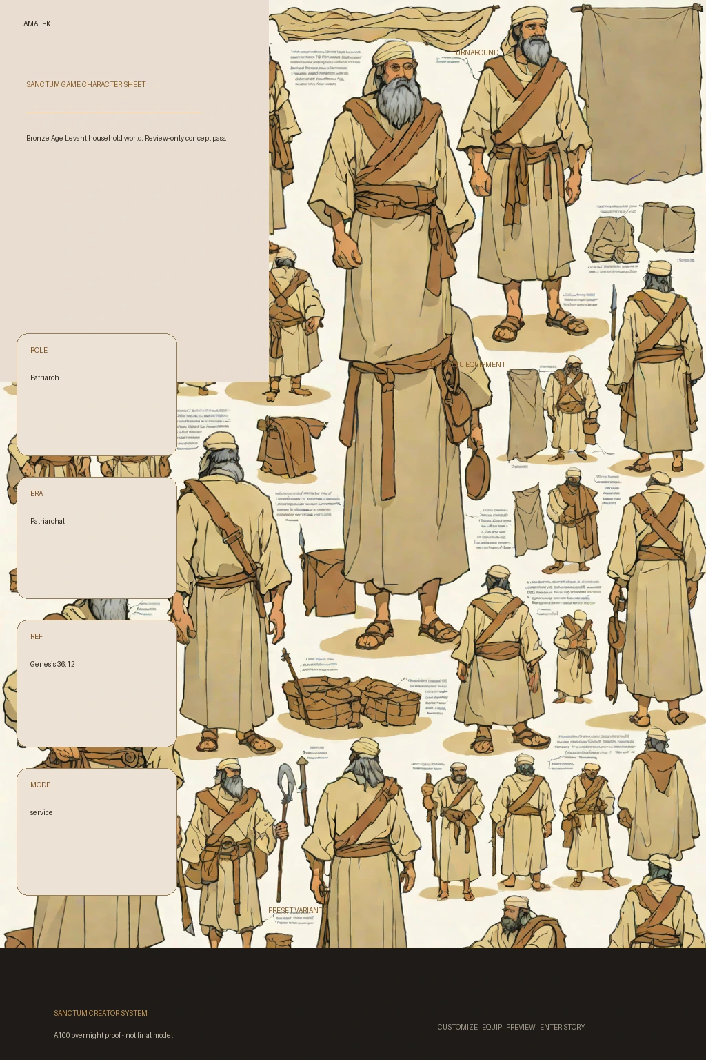 Amalek first-pass Sanctum wiki review preview