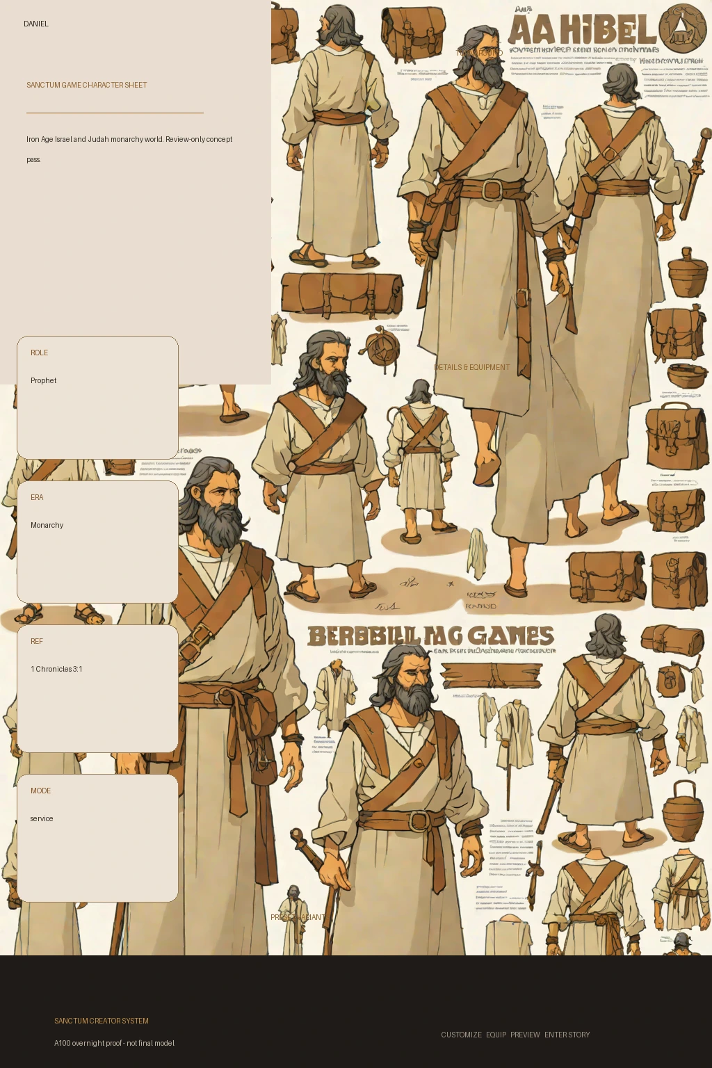 Daniel first-pass Sanctum wiki review preview
