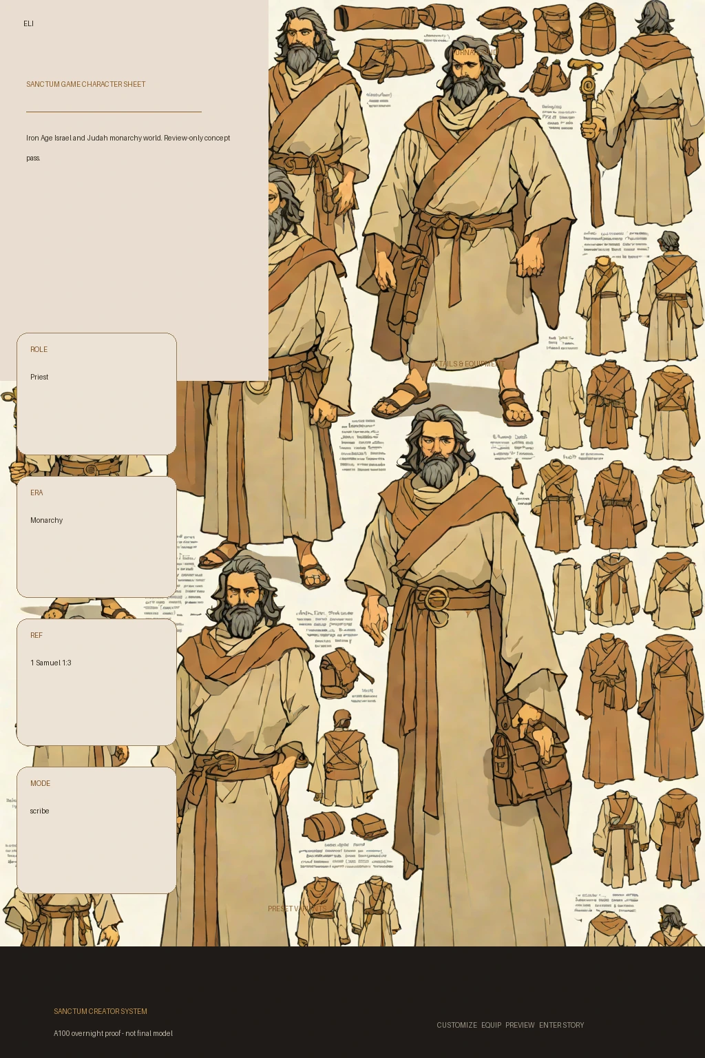 Eli first-pass Sanctum wiki review preview