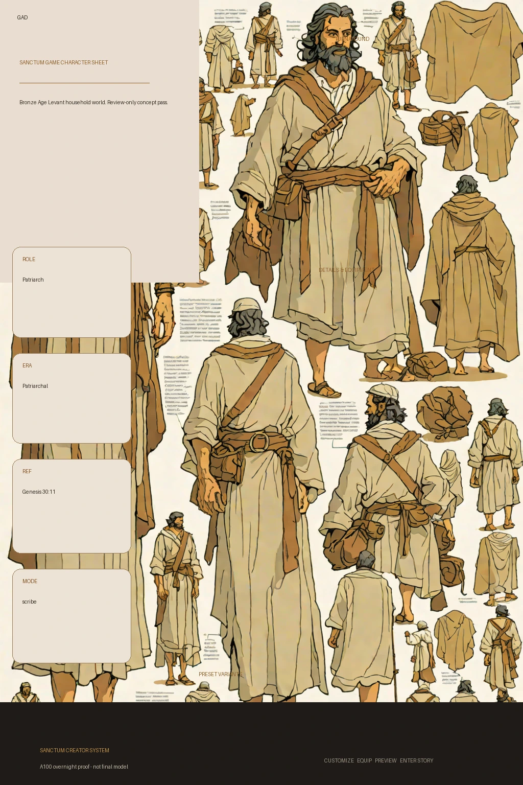 Gad first-pass Sanctum wiki review preview