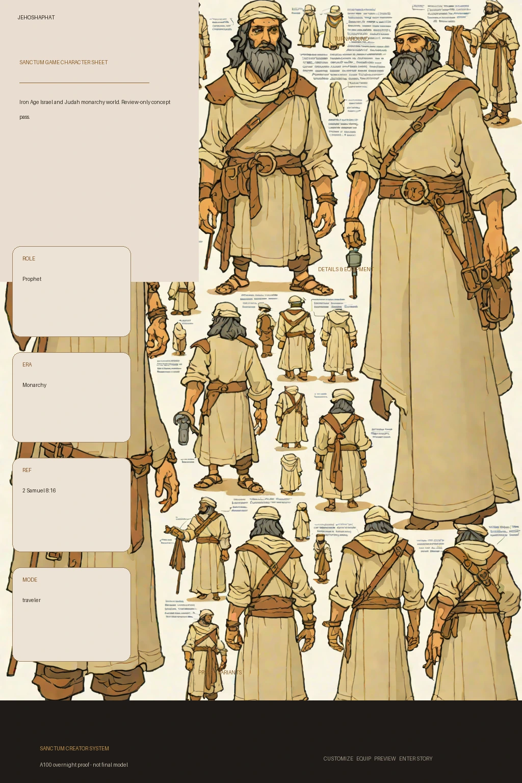 Jehoshaphat first-pass Sanctum wiki review preview