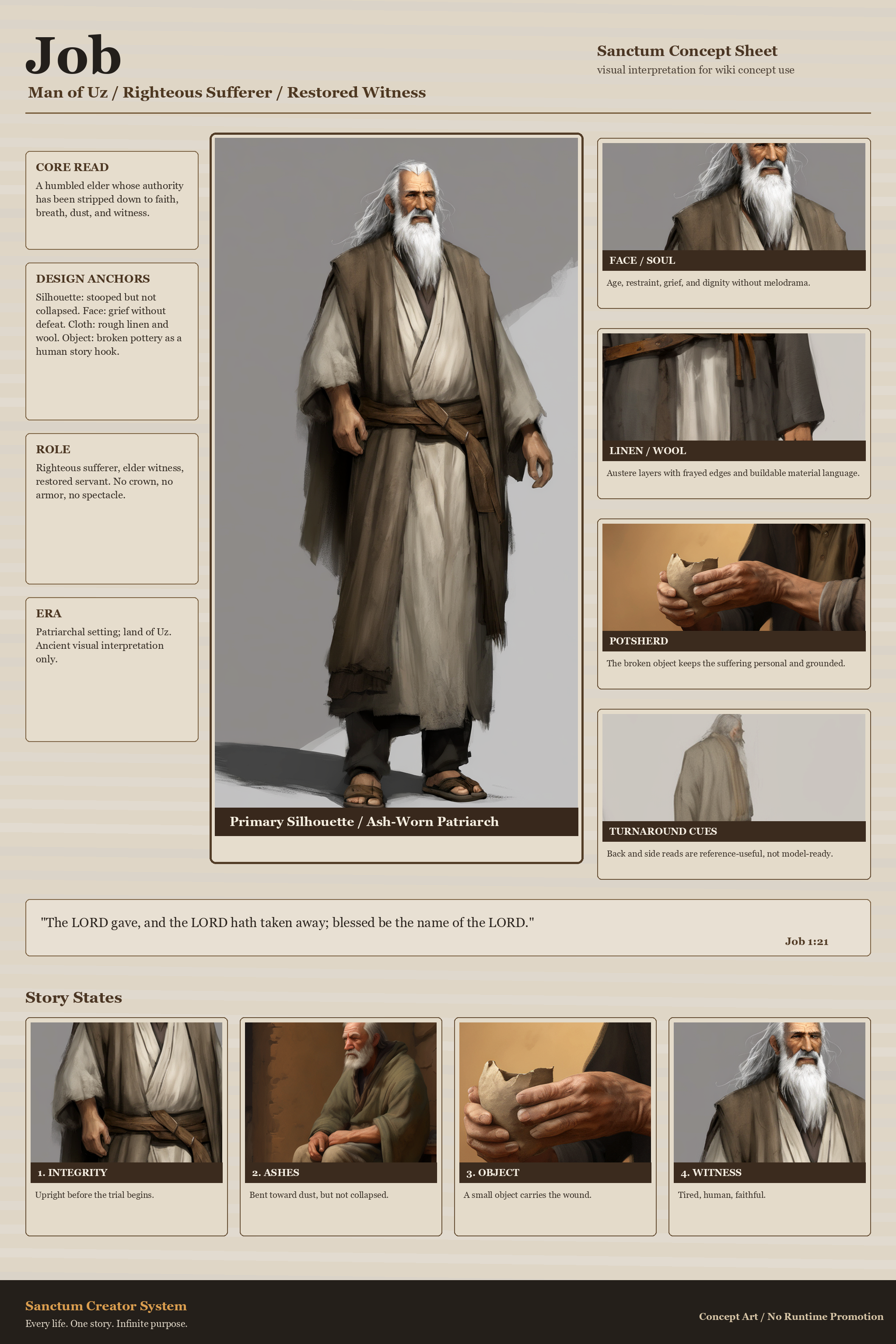 Job first-pass Sanctum wiki review preview