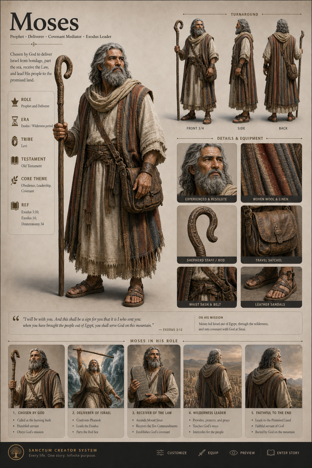 Moses first-pass Sanctum wiki review preview